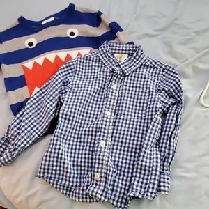 Crazy 8, (2-pieces) Boys sweater and button down
